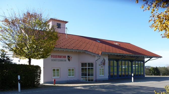 Das Schützenheim des Schützenvereins Haldenwang